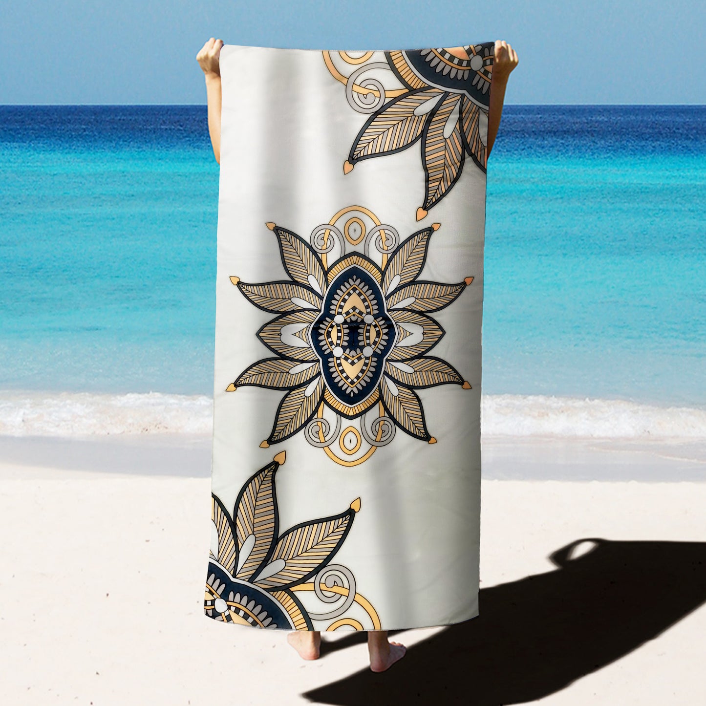 Large Oversized Beach Towel,Swimming Pool Towel Quick Dry, Soft Absorbent, Multifunctional Towel—Jiaye