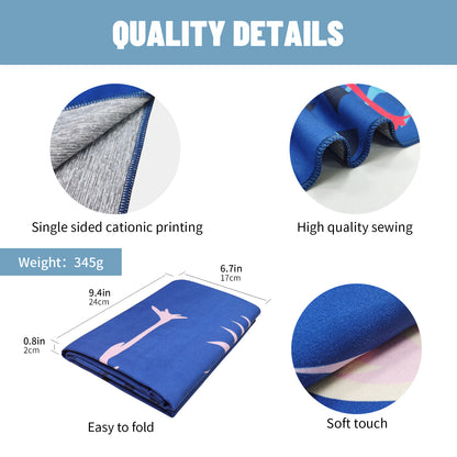 Large Oversized Beach Towel,Swimming Pool Towel Quick Dry, Soft Absorbent, Multifunctional Towel—Flamingo