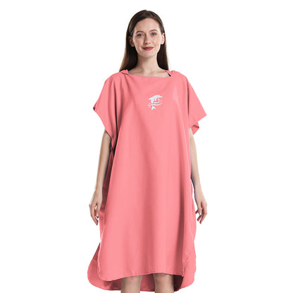 Surfing Poncho,Solid Colorful Adult Bath Towel, Strong Water Absorption and Quick Drying